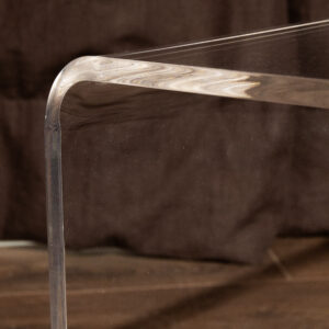 Clear Lucite Josephine Coffee Table