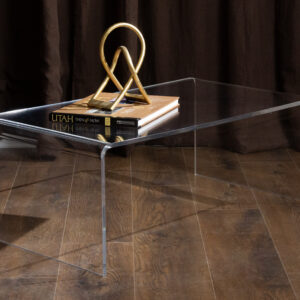 Clear Lucite Josephine Coffee Table