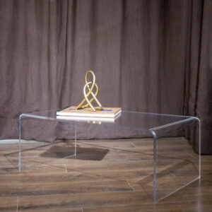 Clear Lucite Josephine Coffee Table