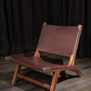 Holland Low Leather Lounge Chair