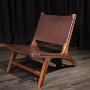 Holland Low Leather Lounge Chair
