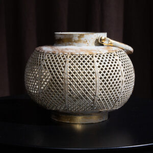 Distressed Bronze Lattice Lantern