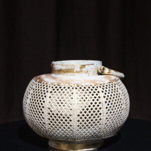Distressed Bronze Lattice Lantern