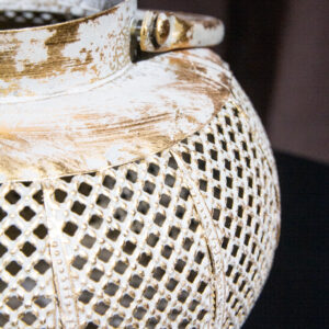 Distressed Bronze Lattice Lantern