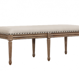 Parisian Linen Bench
